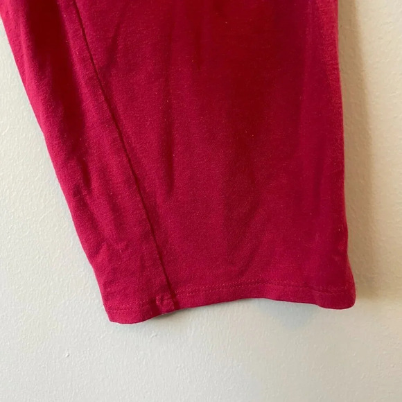 J.Jill Women's Large Wearever Collection Slim Ankle Soft Lounge Comfy Pants Red - Picture 8 of 16